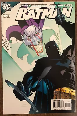 Buy Batman #663 By Grant Morrison Van Fleet Joker Harley Quinn Bruce Wayne NM/M 2007 • 6.43£