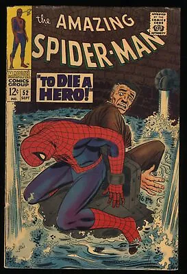 Buy Amazing Spider-Man #52 FN- 5.5 3rd Appearance Kingpin! Romita Cover! Marvel 1967 • 50.66£