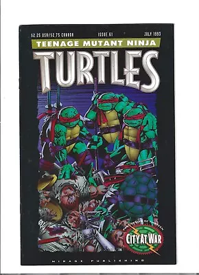 Buy Teenage Mutant Ninja Turtles #61 Eastman Laird Foot Elite App Mirage Comics 1993 • 32.13£