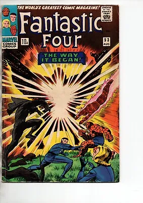 Buy Fantastic Four #53 - 1st Klaw, T'chaka & Vibranium - 2nd Black Panther • 64.99£