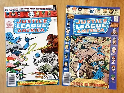 Buy Lot Of *2* JUSTICE LEAGUE OF AMERICA: #132 (VF/VF-), 135 *Key Book!* (FN/VF) • 14.69£