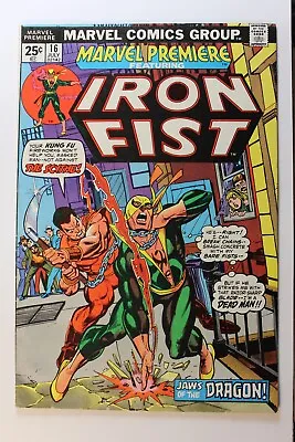 Buy MARVEL PREMIERE #16 2nd Appearance And ORIGIN Of IRON FIST!!  • 19.86£