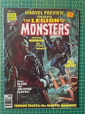 Buy Marvel Preview The Legion Of Monsters - BLADE, MORBIUS 1st 1976 • 20£