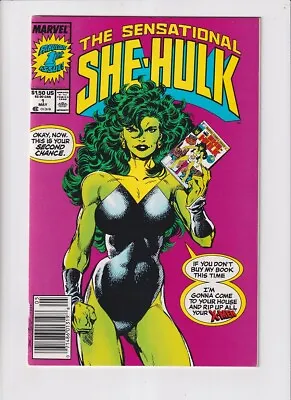 Buy Sensational She-Hulk (1989) #   1 Newsstand SIGNED By JOHN BYRNE (4.0-VG) (42... • 45£
