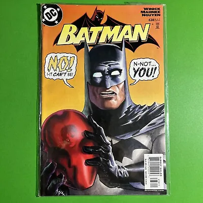 Buy Batman 638 1st Print / Red Hood Revealed / Winick / Mahnke / Dc • 60.82£