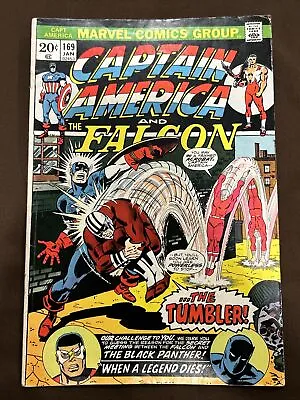 Buy Captain America And Falcon #169 Black Panther Marvel 1973 - COMBINED SHIPPING • 1.96£
