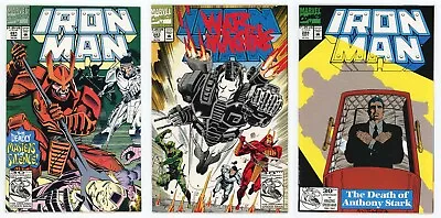 Buy Iron Man #281 283 284 NM SET 1st James Rhodes WAR MACHINE Key Issues 1992 Marvel • 30.18£