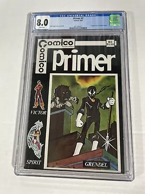 Buy Primer #2 CGC 8.0 1982 1st Appearance App Grendel Movie Soon! • 953.21£