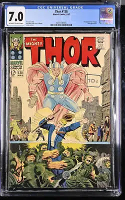 Buy Thor 138 - 3/67 Marvel Comics / CGC 7.0 • 63.88£