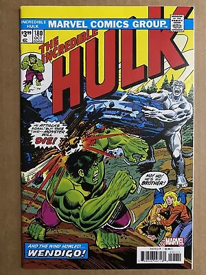 Buy Incredible Hulk 180 1974 Facsimile 2020 Reprint First Appearance X-Men Wolverine • 47.40£