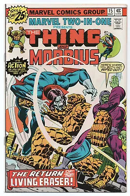 Buy Marvel Two-in-one 15 - Morbius App (bronze Age 1976) - 8.0 • 12.15£