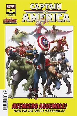 Buy Captain America #4 Adi Granov Avengers 60th Var Marvel Comics • 6.85£