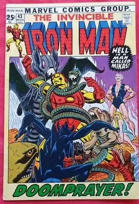 Buy IRONMAN 43 MARVEL 1971 1st App Of Guardsman (Kevin O'Brien) Double Size Vfn • 34.99£