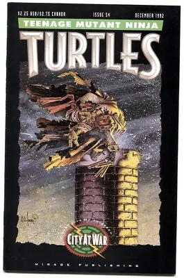 Buy TEENAGE MUTANT NINJA TURTLES #54-1992-later Issue-CITY AT WAR! • 22.05£
