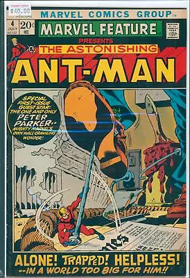 Buy Marvel Feature Presents The Astonishing Ant-Man #4 7.5 VF- Raw Comic • 31.62£