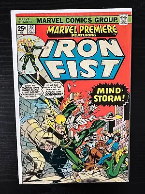 Buy Marvel Premiere #25 Iron Fist MVS Intact Last Iron Fist Issue FN/VF 1975 Marvel • 11.85£