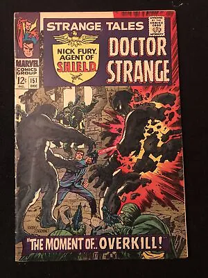 Buy Strange Tales 151 5.0 5.5 1966 Marvel Nick Fury Doctor Strange Pq • 20.87£