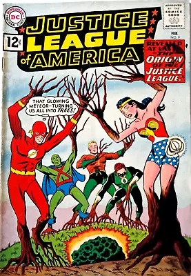 Buy Justice League Of America 9 DC Silver Age 1961 Origin Of The Justice League Fn • 174.99£