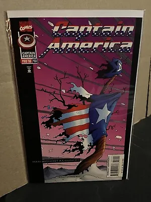 Buy Captain America 451 🔥1996 A Man Without A Country🔥Marvel Comics🔥NM- • 5.51£