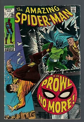Buy MARVEL Comics SPIDER-MAN Amazing  79 VG+ 4.5 PROWLER 1969  Spiderman • 31.99£