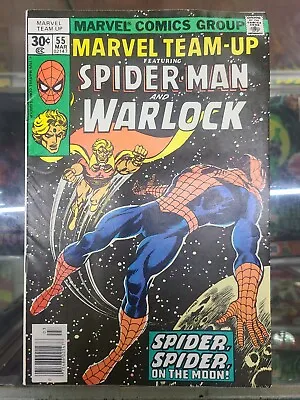 Buy Marvel Team Up #55 Spider-Man And Warlock 1st Gardener Power & Time Gem • 9.46£