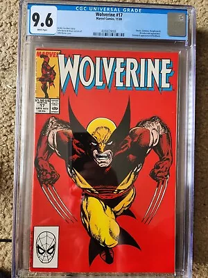 Buy Wolverine #17 CGC 9.6 John Byrne Classic Cover WP 1989 Classic Cover • 67.20£