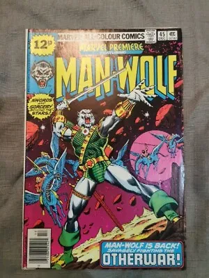 Buy Marvel Premiere #45, Man-Wolf, 1978, Marvel Comics • 13.99£