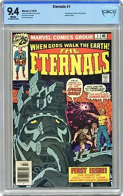 Buy Eternals #1 CBCS 9.4 1976 20-3BAF579-002 1st App. Eternals, Ikaris, Makkari, Kro • 195.20£