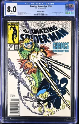 Buy Amazing Spider-Man 298  Newsstand Edition  CGC 8.0  White Pages • 89.19£
