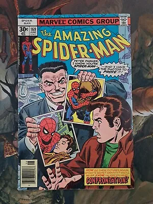 Buy Amazing Spider-Man #169 June 1977 Stan Lee Cameo! • 11.92£