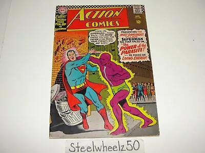 Buy Action Comics #340 Comic DC 1966 Superman 1st Appearance & Origin Parasite RARE • 90.91£