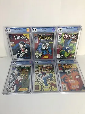 Buy CGC Graded Complete Venom Lethal Protector Series #1 - #6 / 1st Solo Title 1993 • 302.85£
