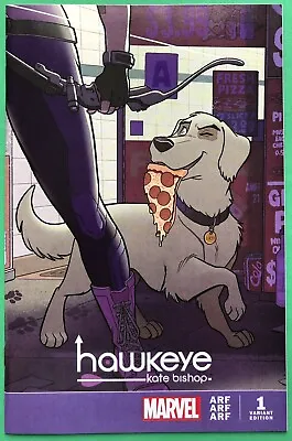 Buy Hawkeye Kate Bishop #1 (2021) Tony Fleecs Lucky Pizza Dog Variant Cover • 22.95£