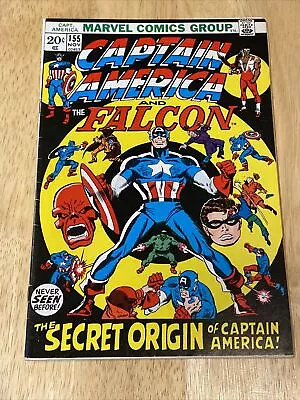 Buy Captain America #155 (1972) “THE INCREDIBLE ORIGIN OF THE OTHER CAPTAIN AMERICA! • 51.98£