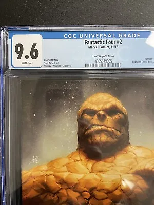 Buy Fantastic Four#1 The Thing (Variant C) CGC 9.6 Stanley Artgerm Lau MCU • 48.15£