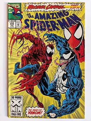 Buy Amazing Spider-Man #378 (Marvel, 1993) Maximum Carnage Part 3 VF | Combine Ship • 6.42£