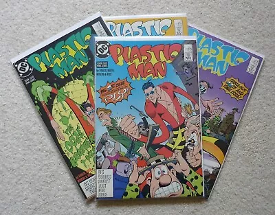 Buy Plastic Man #1, #2, #3 & #4 Complete Mini-Series FN (1988/9) DC Comics • 15£