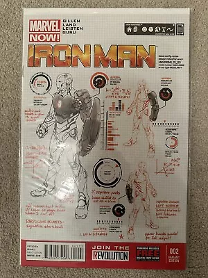 Buy Iron Man (2012) #2 (Pagulayan Design Variant) FREE P&P • 10£