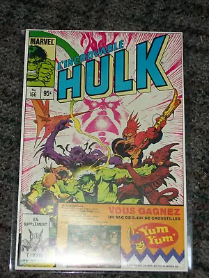 Buy L'Incroyable Hulk #166 - Incredible Hulk -French Language - 1986 -FN • 16.08£