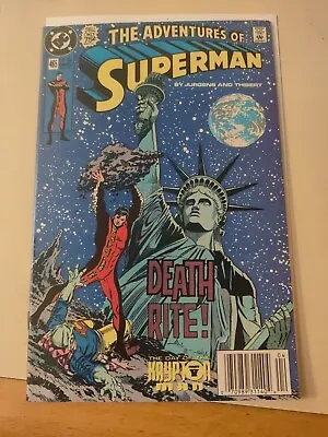 Buy Adventures Of Superman #465 Dc Comics 1990 Vf+ Newsstand Edition • 4.73£