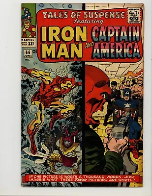 Buy Tales Of Suspense 66 F Fine 1st Silver Age Red Skull 1965 • 61.52£