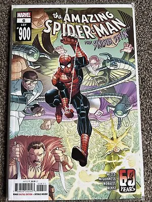 Buy Amazing Spider-man #6 (lgy #900)..wells/mcguinness.marvel 2022 Nm • 9£