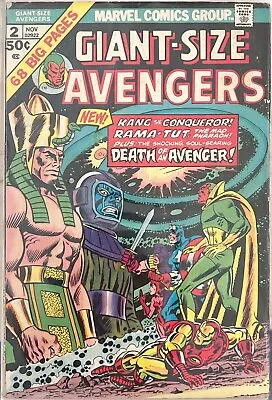 Buy Giant-Size Avengers #2 Marvel 1974 Kang The Conqueror Annual Captain America • 39.42£