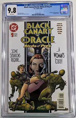 Buy Black Canary / Oracle: Birds Of Prey #1 CGC 9.8 White Pages DC Comics 1996 • 139.92£
