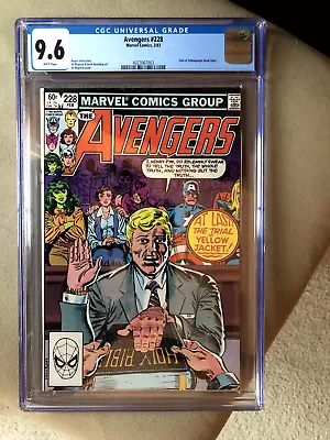 Buy 🔑💎🔥 1983 AVENGERS #228 CGC 9.6 WHITE PAGES🔥🔑💎 Holy Bible Cover! • 40.08£