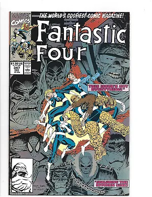 Buy Fantastic Four # 347 * Spider-man * Hulk * Ghost Rider * Wolverine * 1990 • 2.39£
