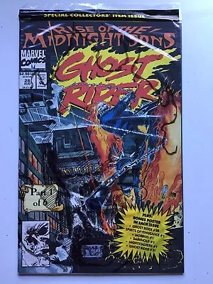 Buy Ghost Rider #28 - 1st App Lilith; Midnight Sons - Sealed W/Poster - 1992 Marvel • 15.20£