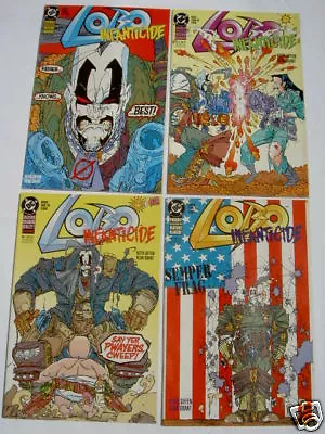 Buy LOBO : INFANTICIDE , COMPLETE 4 ISSUE DC 1992 Series By GIFFEN & GRANT. 1,2,3,4 • 11.99£
