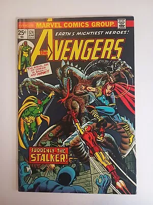 Buy Avengers #124, Bronze-Age Marvel Comics 1974, High Grade Key Issue • 28.68£