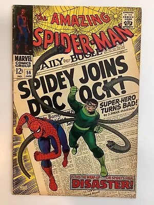 Buy Amazing Spider-Man #56 (1968)  Stan Lee / John Romita (Very Good) • 60£